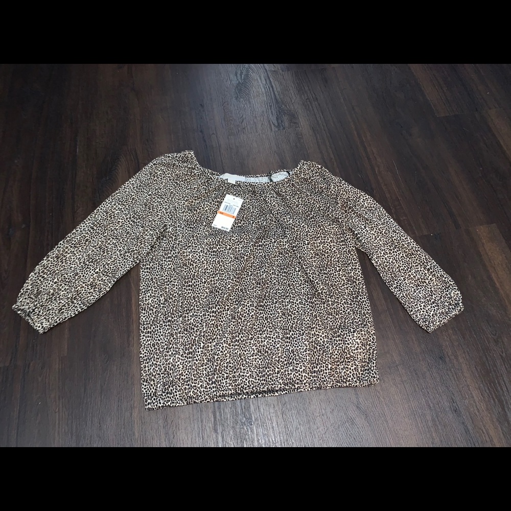 Michael Kors cheetah print long sleeve